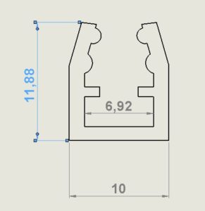 Glasplatten Profil 6mm Glasplatten Profil 6mm