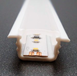 LED EInsteckprofil mit Kante